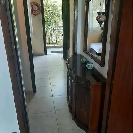 Teo The Palm Oasis House 80m From The Sea 아파트 Skála Foúrkas