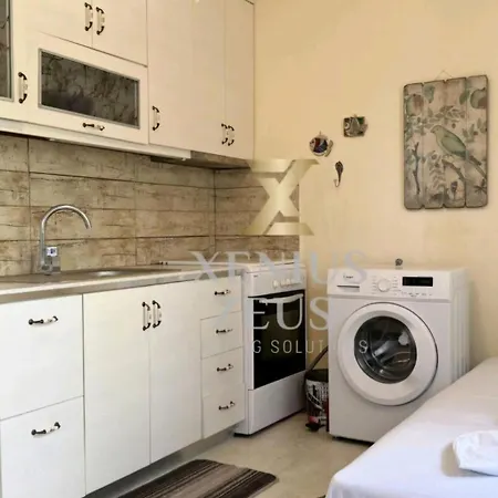 Teo The Palm Oasis House 80m From The Sea 아파트 Skála Foúrkas